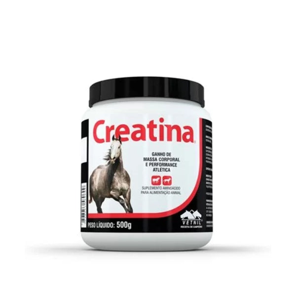 Creatina Equinos 500G | Suplemento Força e Resistência | Vetnil