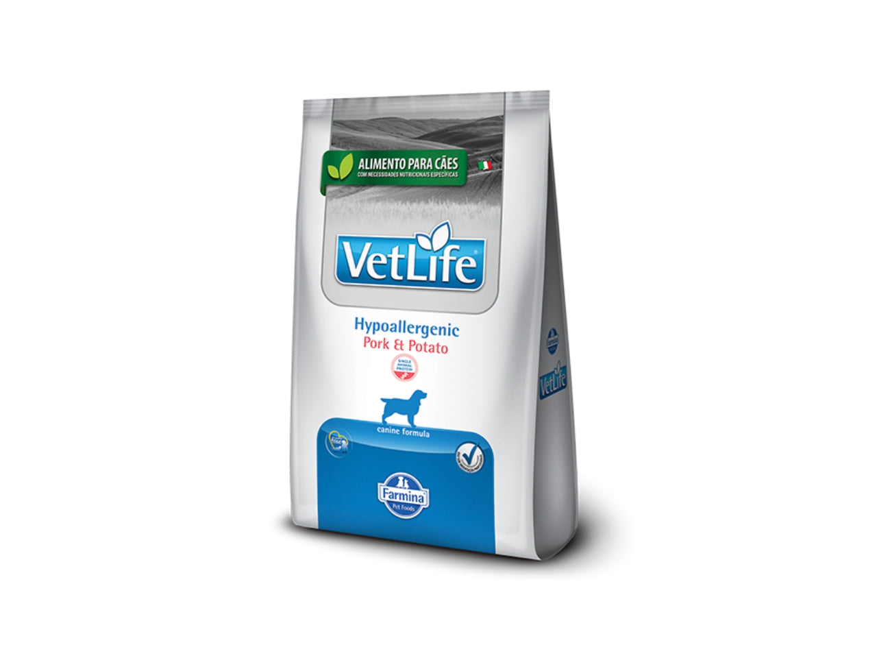 Vet Life Natural Hypoallergenic Pork and Potato Dry Food for Adult Dogs