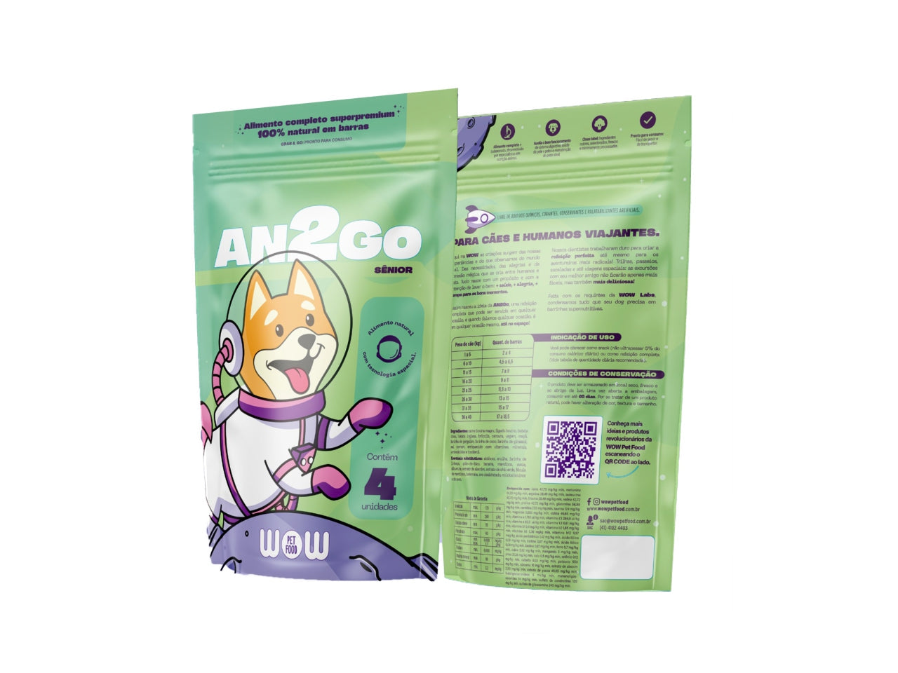 Natural food for dogs AN2Go Senior WOW Pet Food