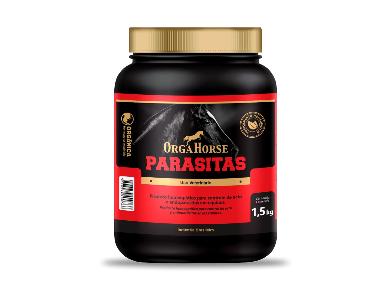 Parasitas 1,5 kg Orgânica Farmacêutica | OrgaHorse
