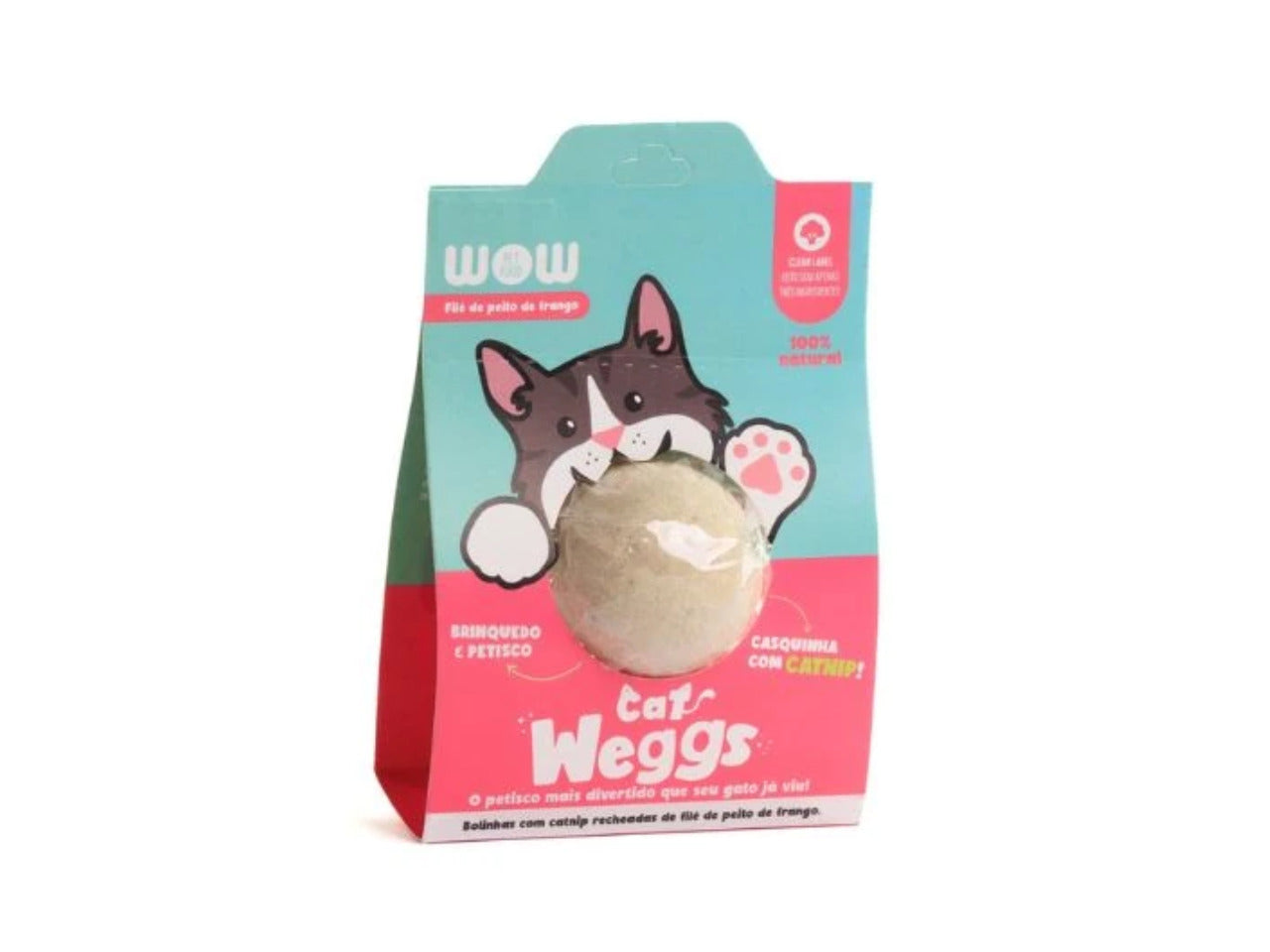 Weggs Natural Cat Treats Chicken Flavor with Catnip WOW Pet Food
