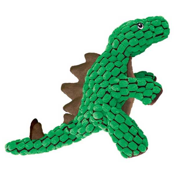 Brinquedo de Pelúcia Dynos Stegosaurus Verde Grande com Apito para Cachorro | KONG