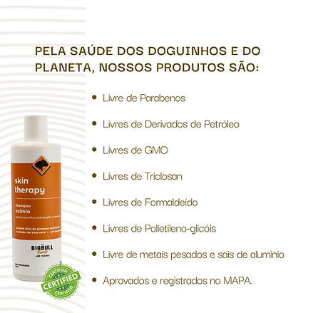 Shampoo Skin Therapy Ozônio 500ml | Bigbull