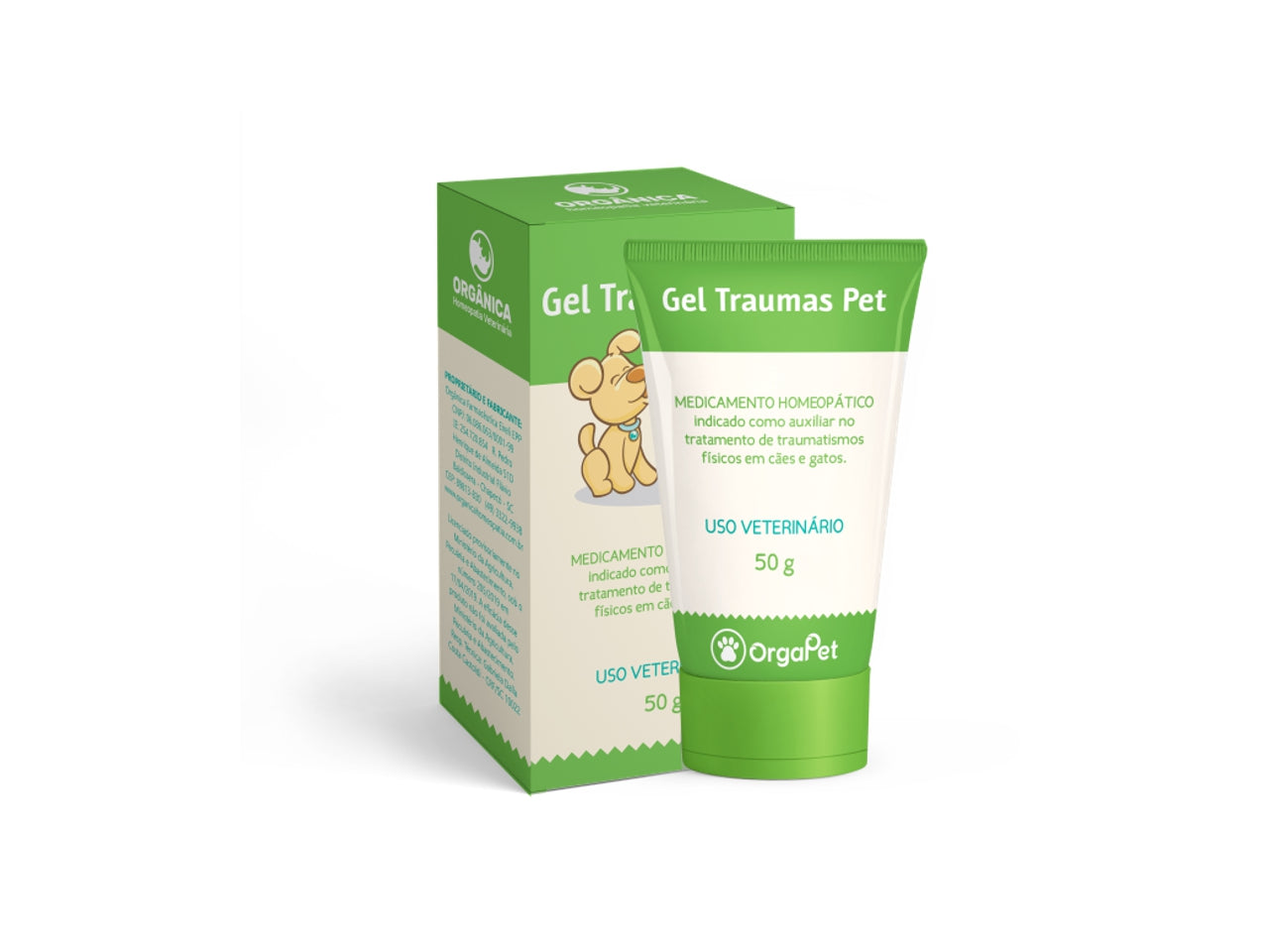 Homeopathic Trauma Treatment Gel Traumas Pet 50g for Dogs and Cats