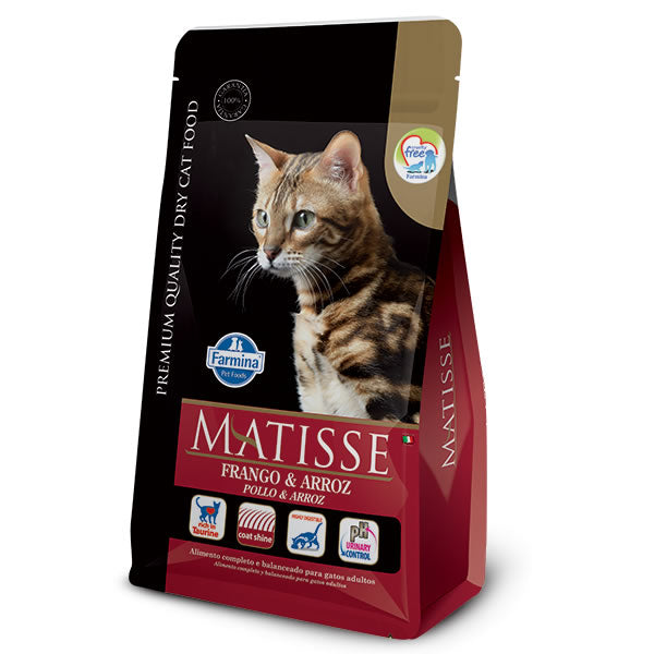 Ração Matisse Frango e Arroz Ração para Gatos Adultos | Farmina