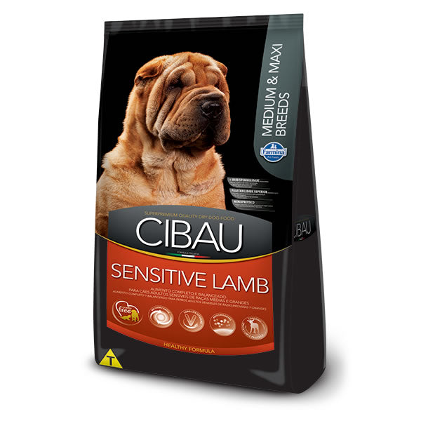 Cibau Sensitive Lamb Medium/Maxi 12kg Food | Food for Sensitive Medium and Large Breed Adult Dogs