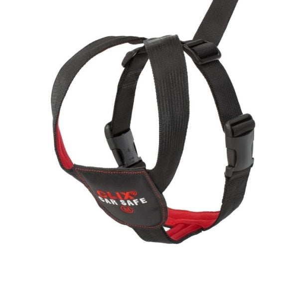 Peitoral Adaptador de Cinto de Segurança Clix CarSafe Preta para Cães | Company of Animals