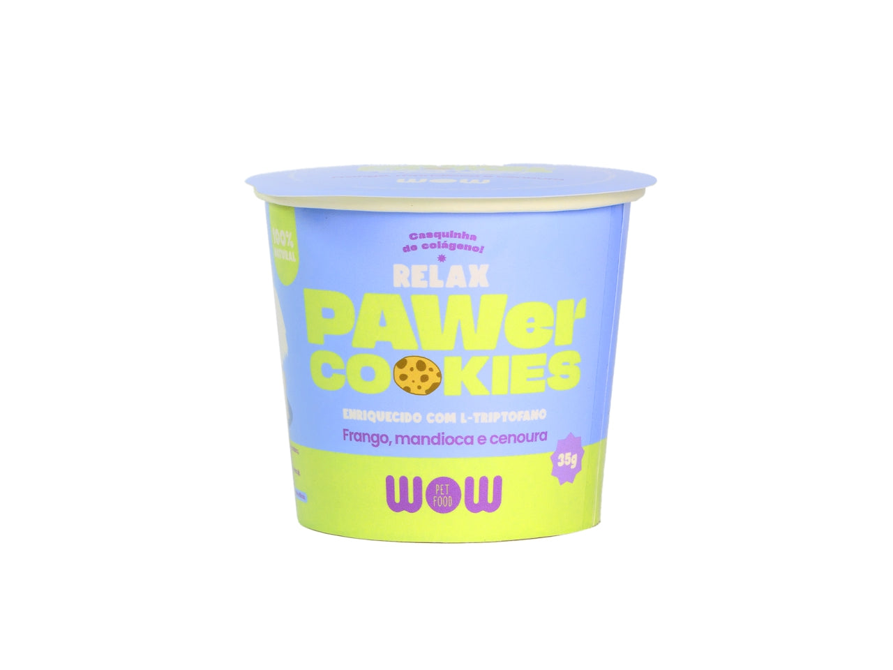 Natural Dog Snack Pawer Cookies Relax Wow Pet Food
