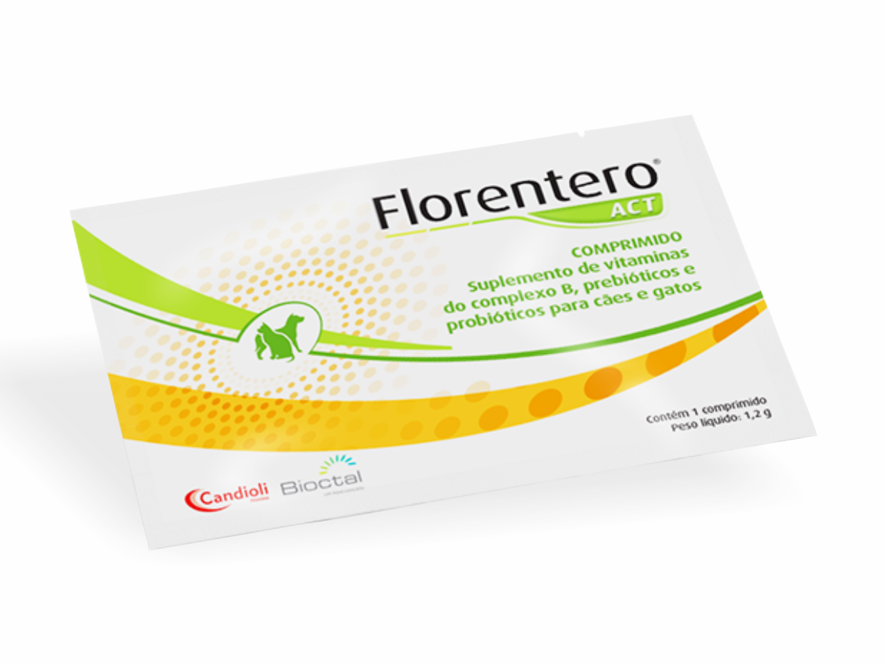 FLORENTERO 1 Comprimido Suplemento para Diarreia em Cães e Gatos | Bioctal