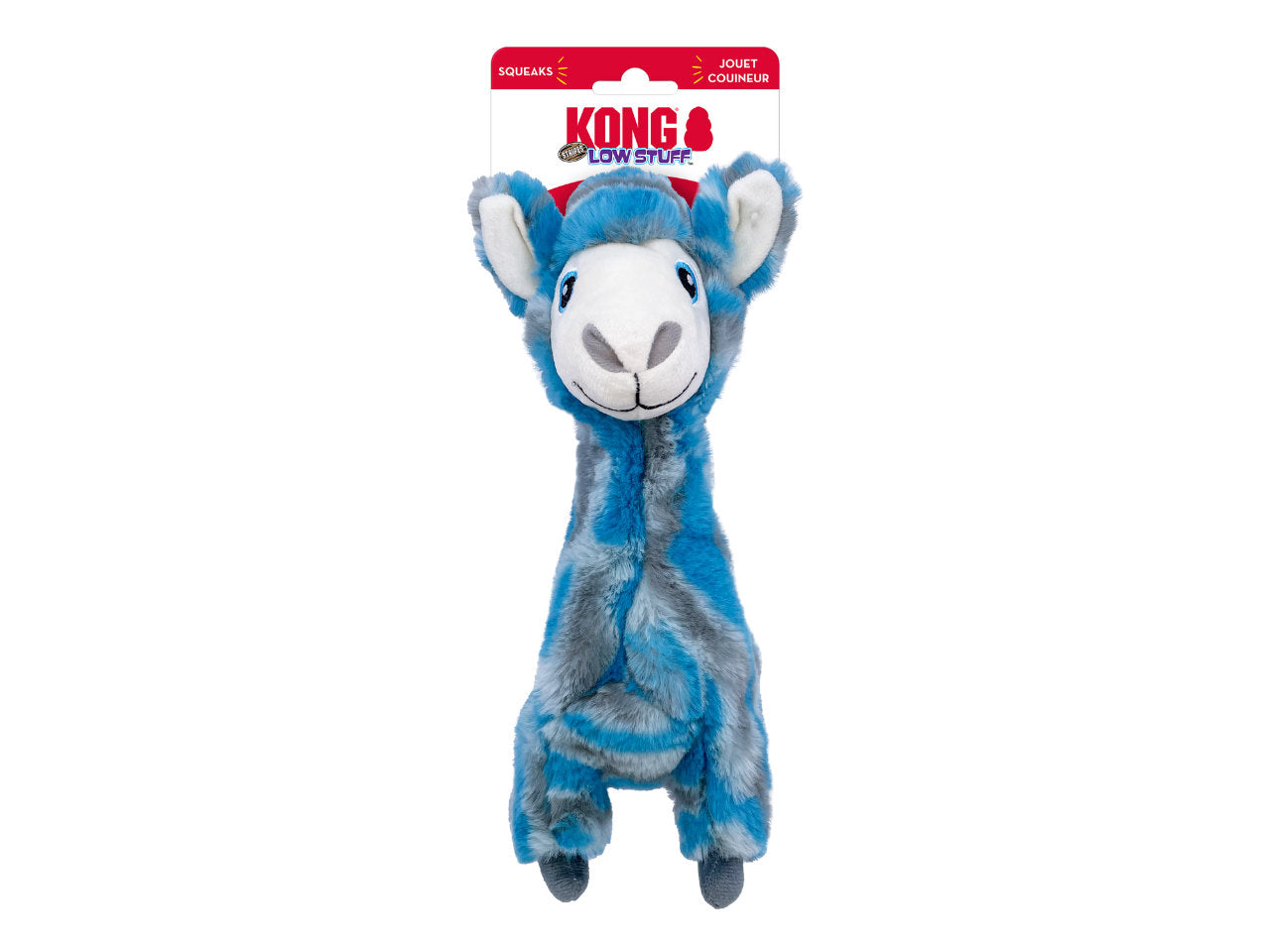 Brinquedo Pelúcia KONG Low Stuff Stripes Lhama | Cães M