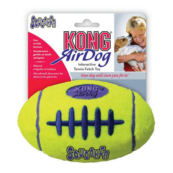 Airdog Squeaker Football | Brinquedo com Apito para Cachorro | KONG