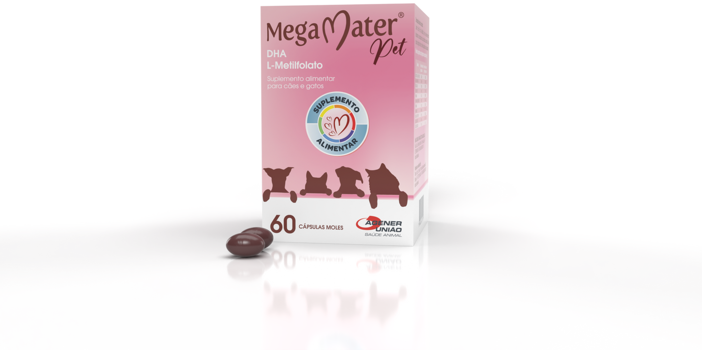 Mega Mater Pet 60 Capsules for Dogs | Supplement for Pregnant and Lactating Females