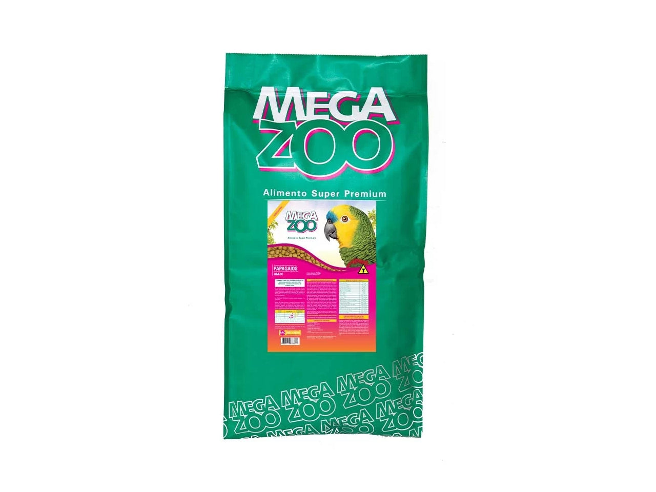 Ração Extrusada Am16 para Papagaio Mini | Megazoo