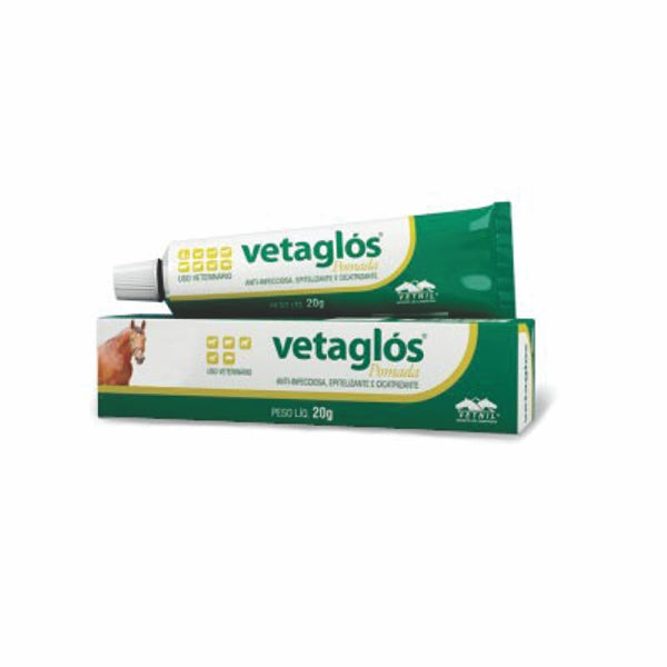 Pomada Cicatrizante Vetaglós para Cães e Gatos 20g | Vetnil
