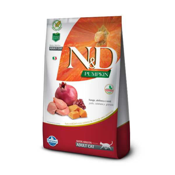 Ração ND Pumpkin Gatos Adulto Castrado Frango | Farmina