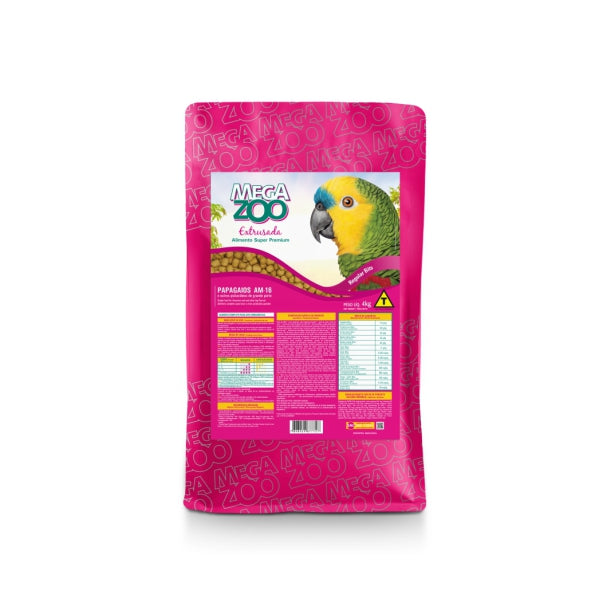 Ração Extrusada 4Kg Papagaios Regular (Am 16) | Megazoo