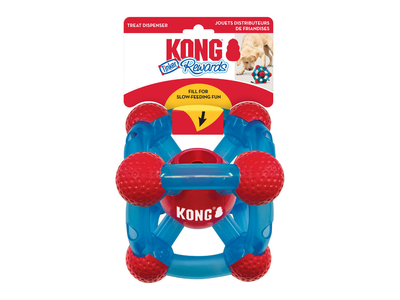 Brinquedo Dispenser KONG Rewards Tinker | Cães M/G