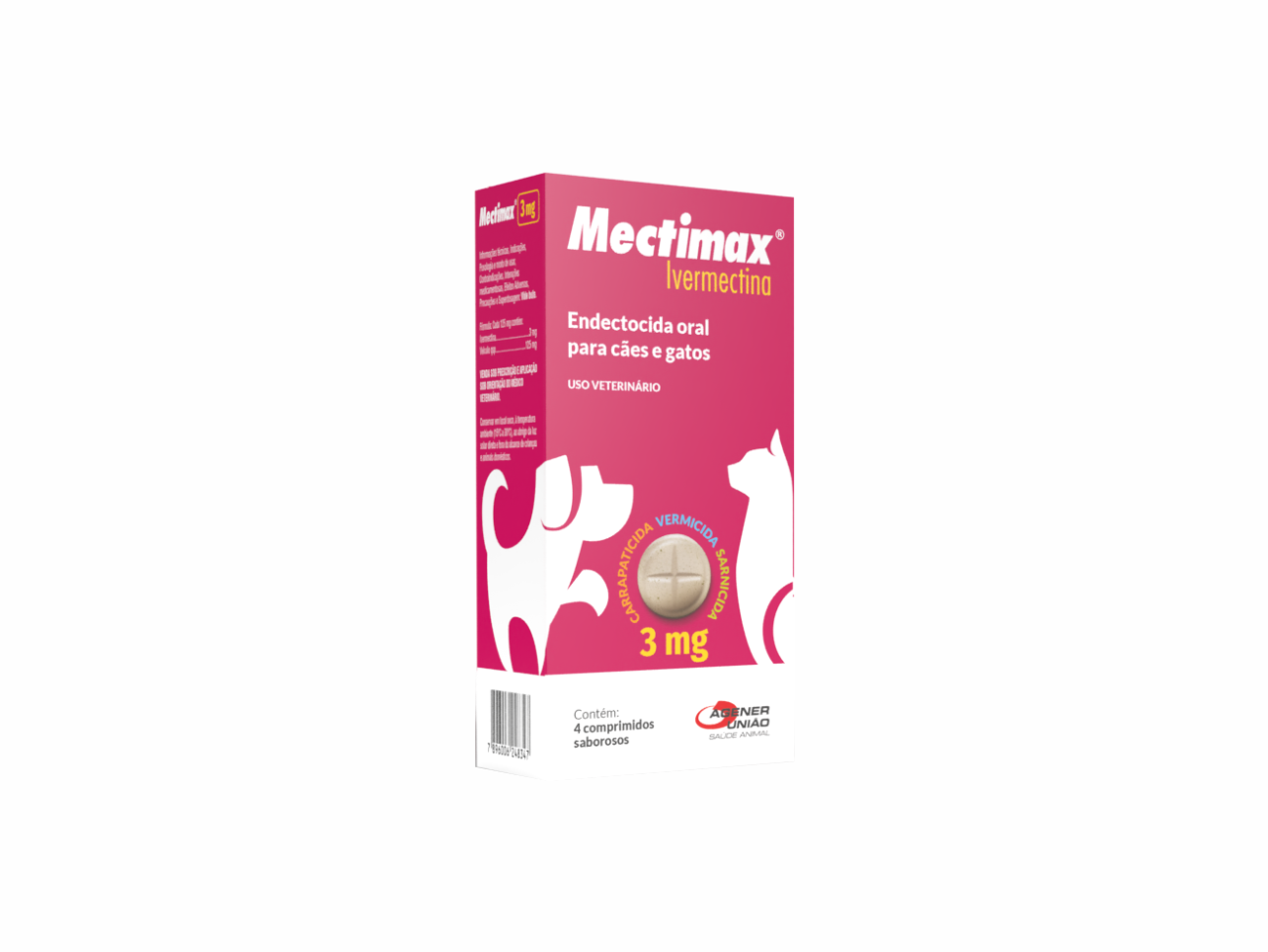 Mectimax 3mg 4 Tablets for Dogs | Treatment of Scabies and Worms