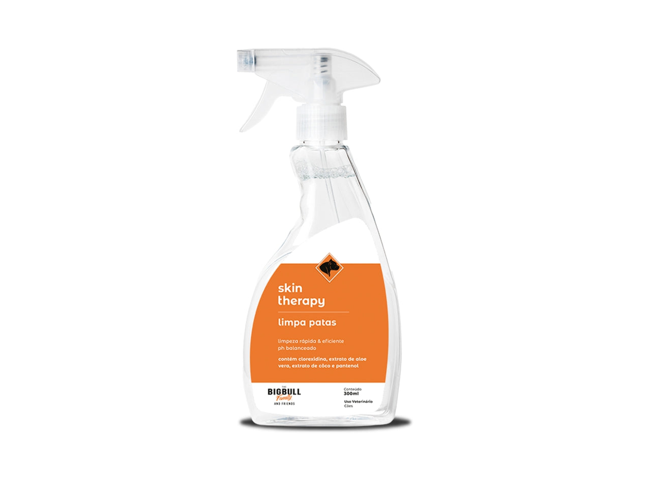 Limpa Patas Spray para Cães e Gatos 300ml | The Big Bull Family