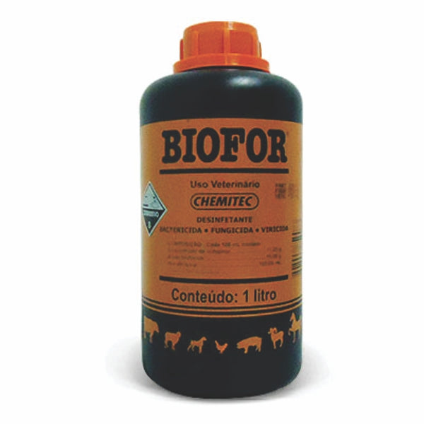 Biofor 1L | Desinfetante à base de Complexo de Iodophor | Chemitec