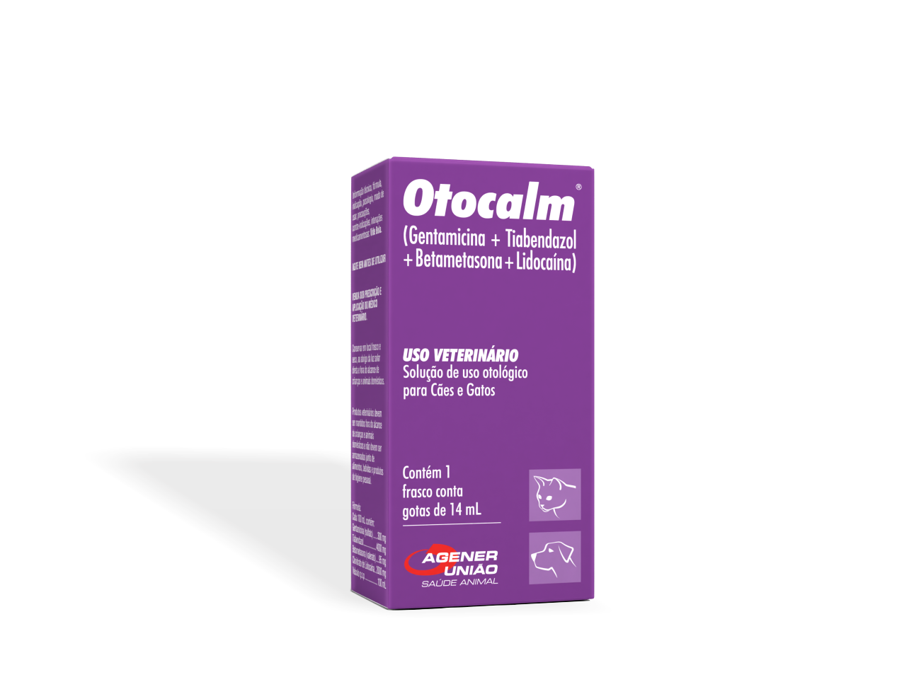Otocalm 14ml para Cães e Gatos | Solução Otológica Multifuncional