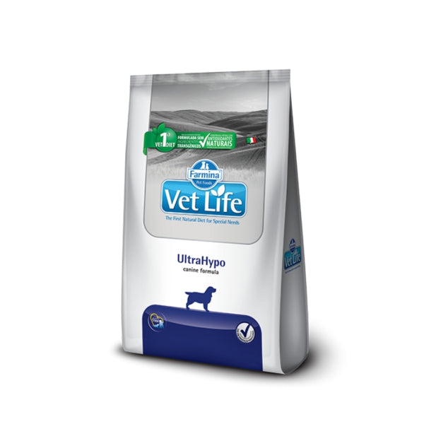 Ração Vet Life Natural UltraHypo | para Cães Mini | Farmina