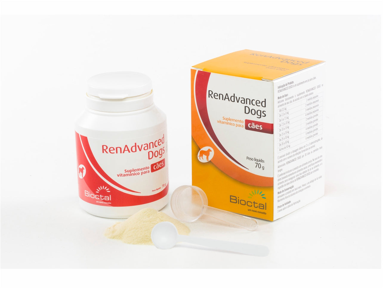 RENADVANCED DOGS 70G Suplemento para Cães com Doença Renal Crônica | Bioctal