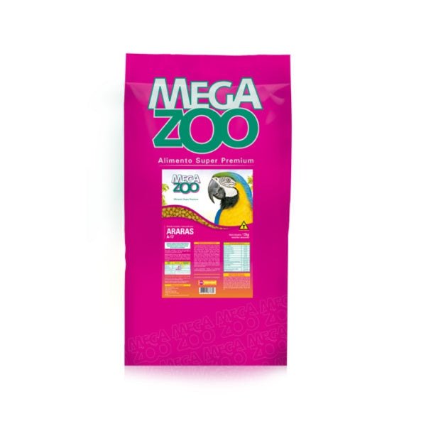 Ração Extrusada 12kg  para Araras A17 | MegaZoo