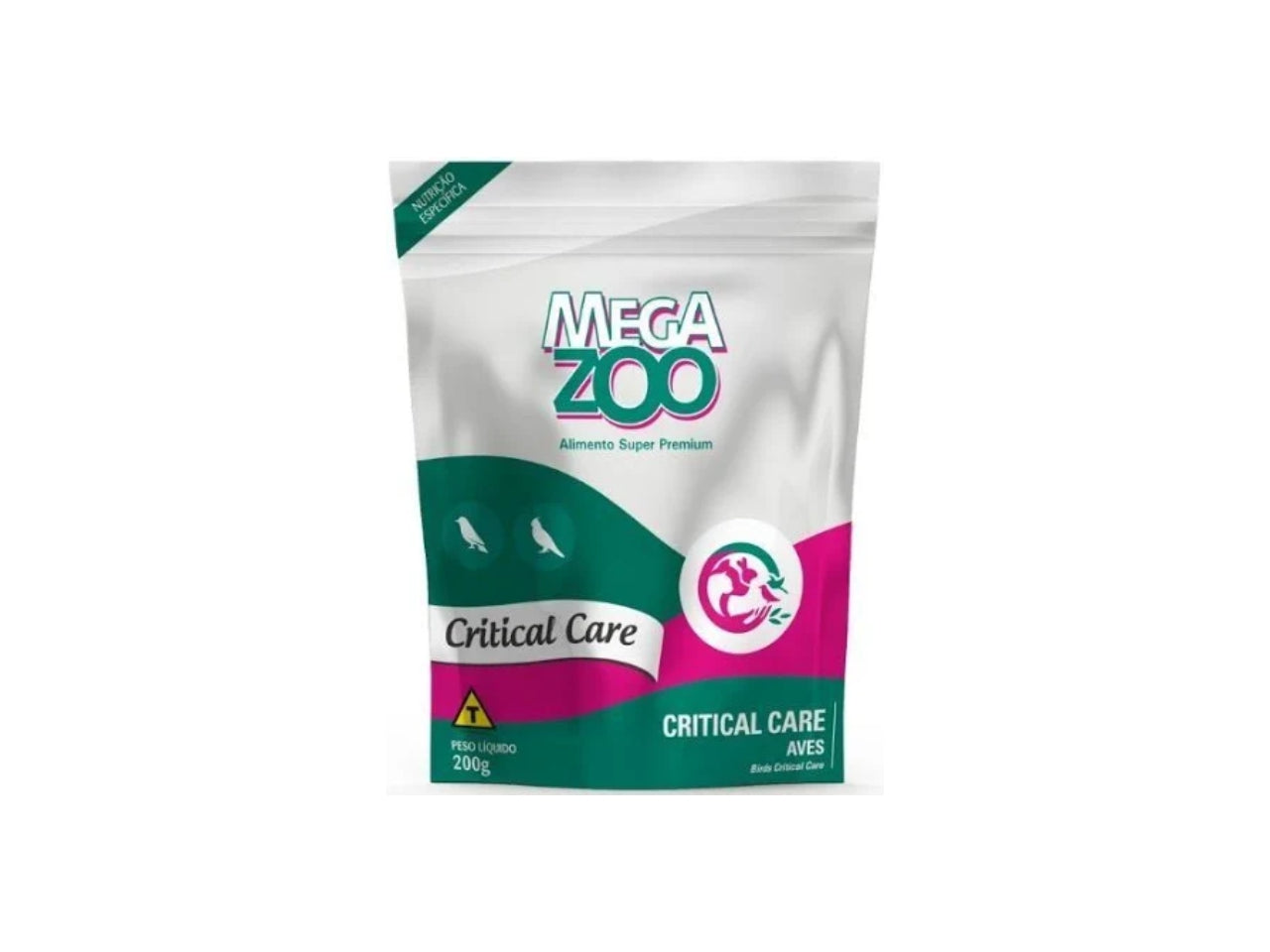 Alimento para Aves Megazoo Critical Care 200g