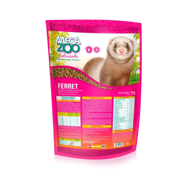 Ração Extrusada Ferret Furão | Megazoo