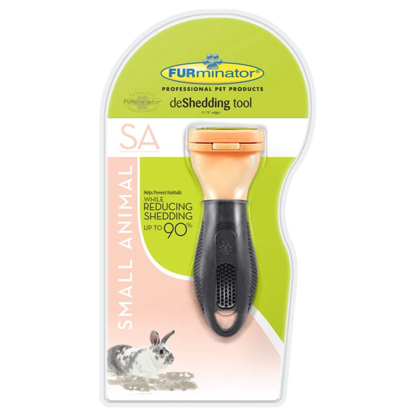 Furminator Deshedding Brush for Small Mammals with Short Hair