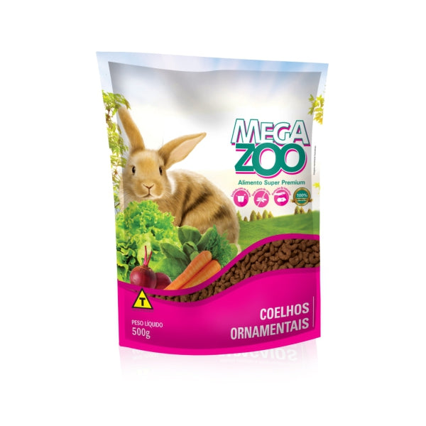 Ração Extrusada para Coelhos Ornamentais | Megazoo