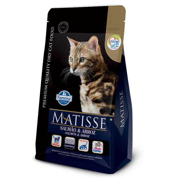 Ração Matisse Gatos Adultos Salmão e Arroz | Farmina