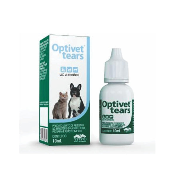 Medicamento Optivet Tears 10ml para Cães e Gatos | Vetnil