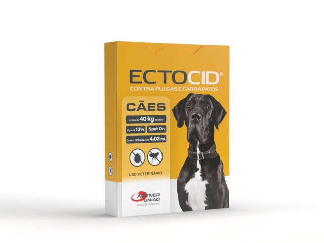 Ectocid Spot On 4,02ml Para Cães Acima de 40kg | Tratamento de Pulgas e Carrapatos