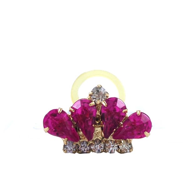 Acessório Coroa Puppy Cristal Pedra Para Pet Pelle Pet