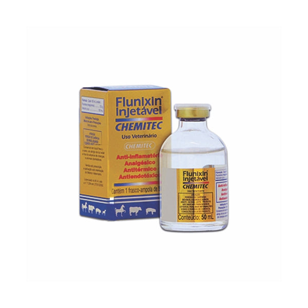 Flunixin Injection 50mL Chemitec | Treatment of pain, fever and inflammation
