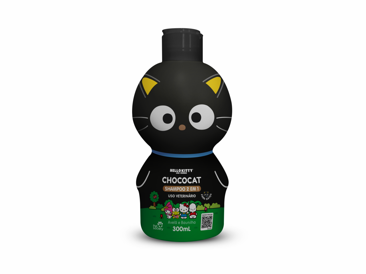 Hello Kitty Chococat Shampoo 2 em 1 300ml para Gatos