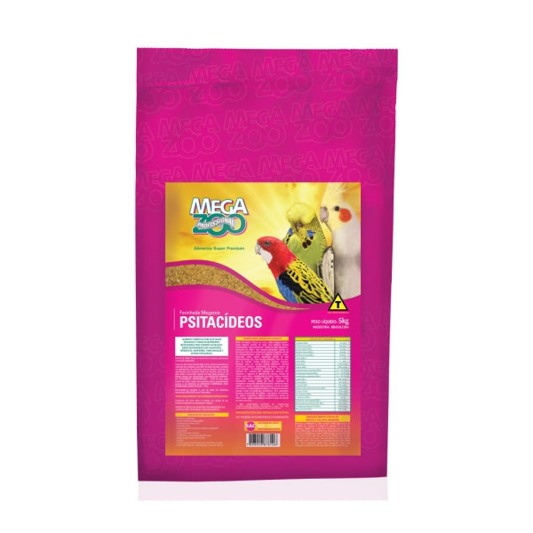 Ração Farinhada para Psitacídeos 5Kg | Megazoo