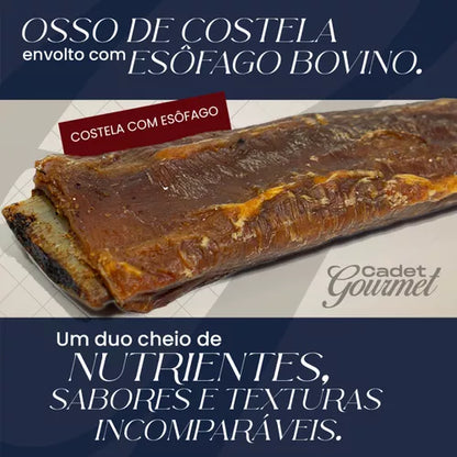 Petisco Costela 1 Unid com Esofago Bovino 4 | Cadet Gourmet