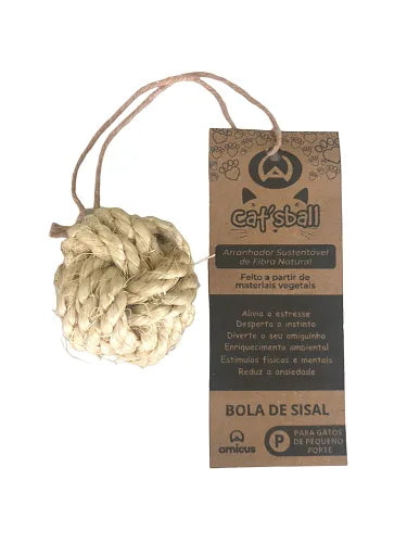 Arranhador para Gatos Bola de Sisal | Amicus