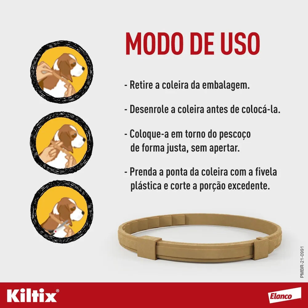 Coleira Antipulgas e Carrapatos | Kiltix