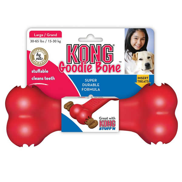 KONG Goodie Bone | Brinquedo de Borracha para Cachorro