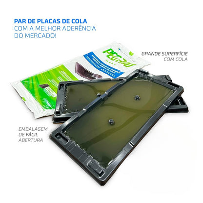 Par De Armadilha Adesiva Peg Rat Mult Atóxica | Control UP