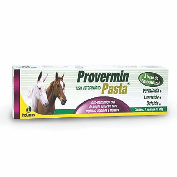 Provermin Vermífogo para Equinos Pasta | Indubras