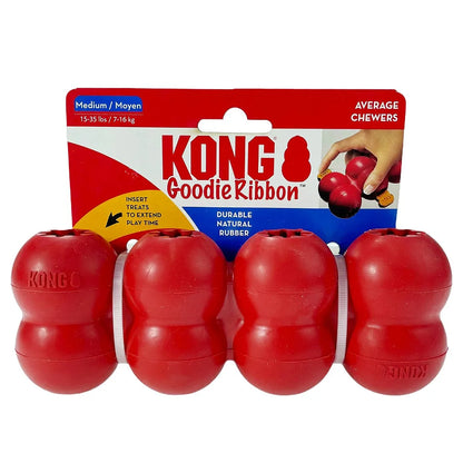 Kong Goodie Ribbon Rubber Teether