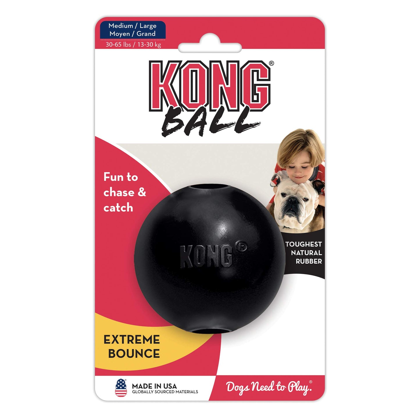 Extreme Ball Bola De Borracha Resistente Para Cães | KONG