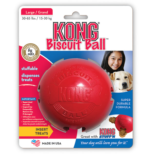 Biscuit Ball Pequeno Bola Recheável para Cães | KONG