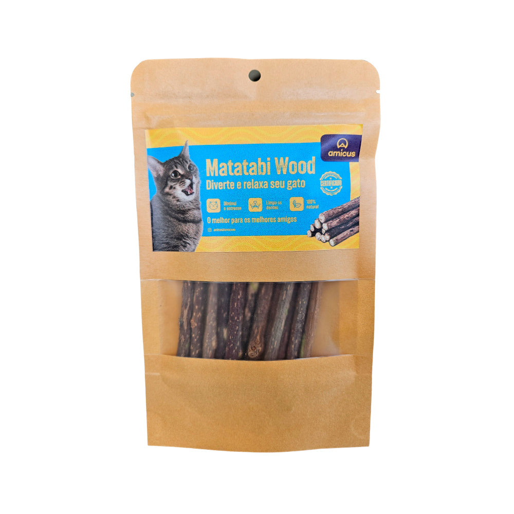 Brinquedo para Gatos Vareta Matatabi Wood | Amicus