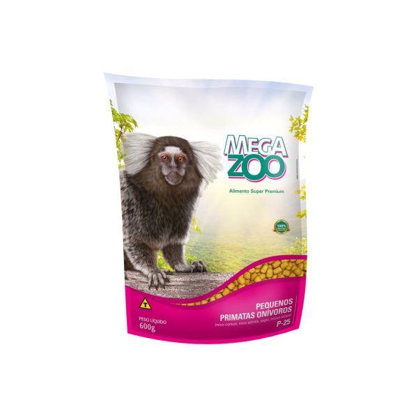 Ração Extrusada 600g Primatas Onivoros ( P25 ) | Megazoo